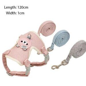 Small Dog Leash Breathable Undershirt Vest.